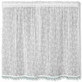 Heritage Lace Starfish 45 x 24 in. Tier with Trim - White 7255W-4524HT